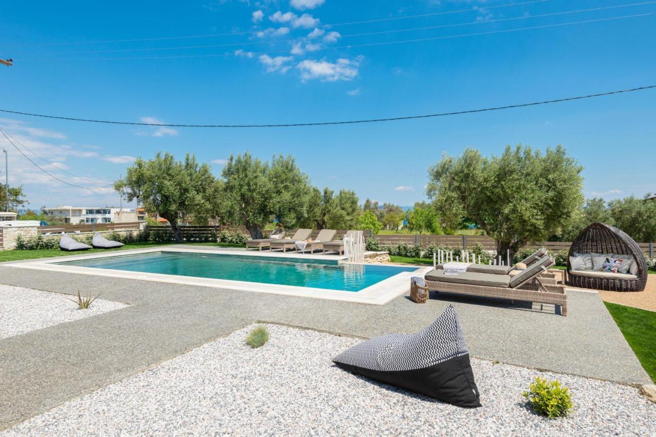 "Four Olives" Luxury Rooms, Afitos #Feelslikehome Buitenkant foto