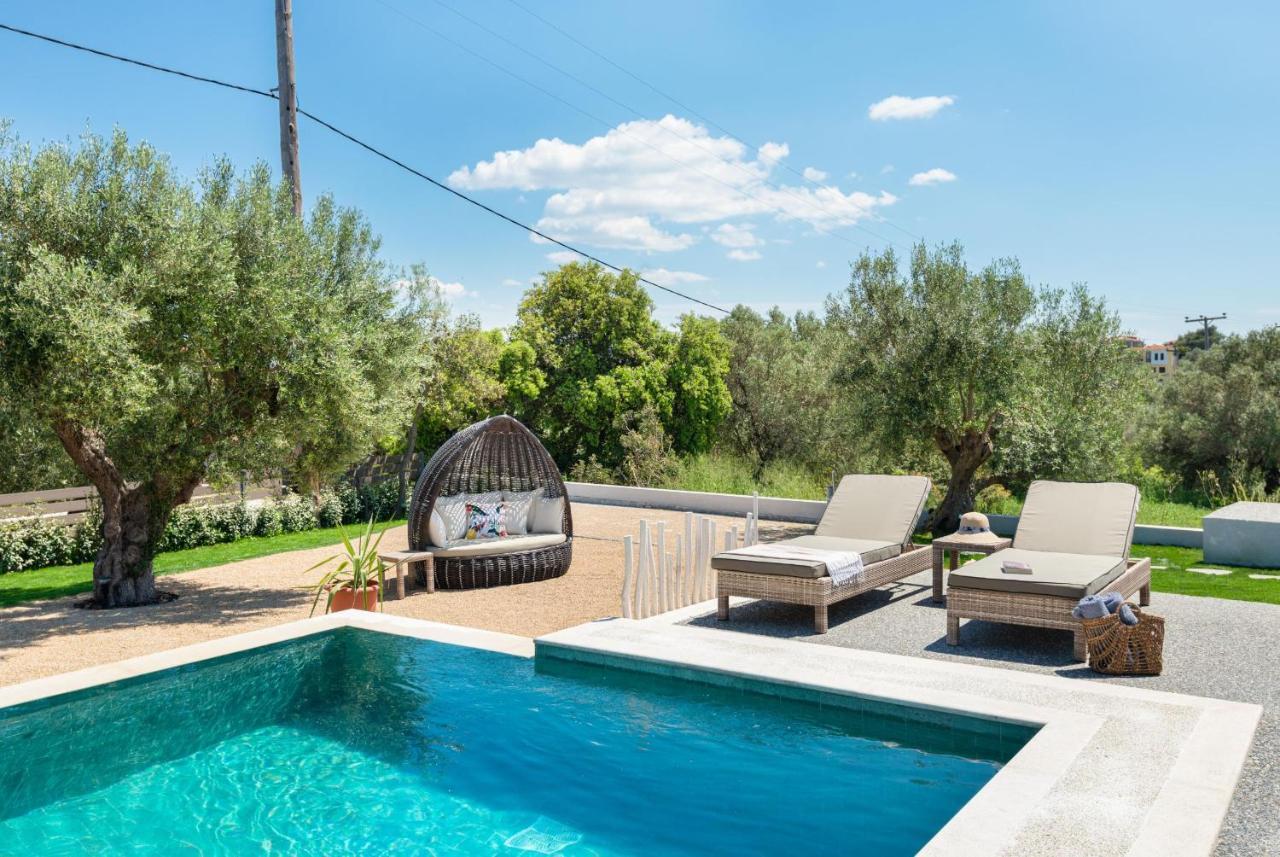 "Four Olives" Luxury Rooms, Afitos #Feelslikehome Buitenkant foto